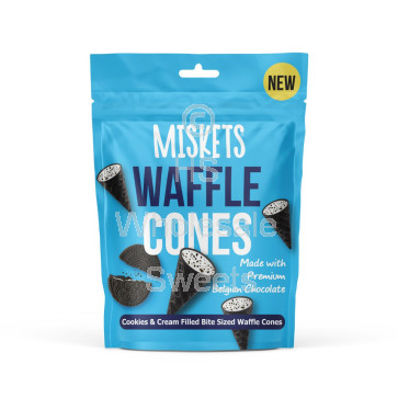 Miskets Cookies and Cream Cones 12x50G