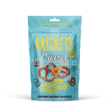 Miskets Milk Chocolate Pretzels Salty 12x80G