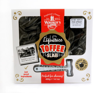 Walkers Nonsuch Liquorice Toffee Slab 400G