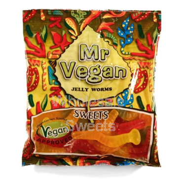 Mr Vegan Jelly Worms 12x120g