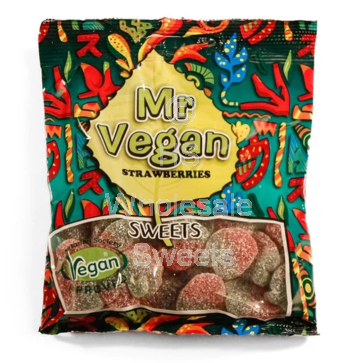 Mr Vegan Sour Strawberries 12x120g