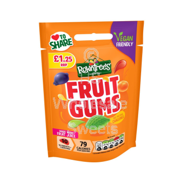 Nestle Rowntrees Fruit Gums PMP £1.25 10x120g
