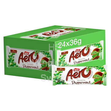 Aero Bubbly Peppermint 24 x 36g