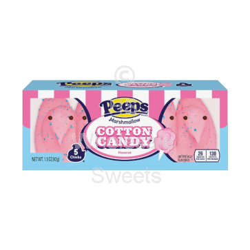 Peeps Cotton Candy Mallow Chicks 24x5 Pack
