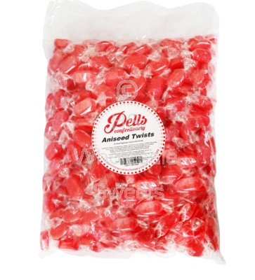 Pells Wrapped Aniseed Twists 3kg