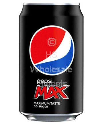 Pepsi Max Cola Cans 24x330ml