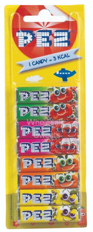 Pez Candy Fruit Mix Refills Single Pack of 8