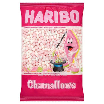 Haribo Mini Pink & White Chamallows 1kg