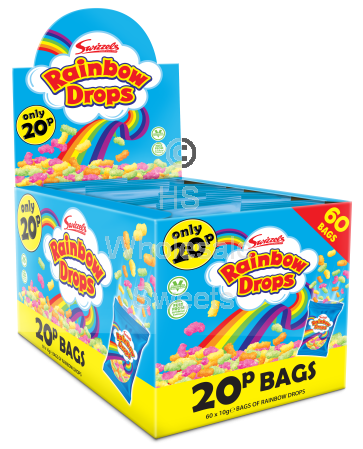 Swizzels Rainbow Drops - 60 Count