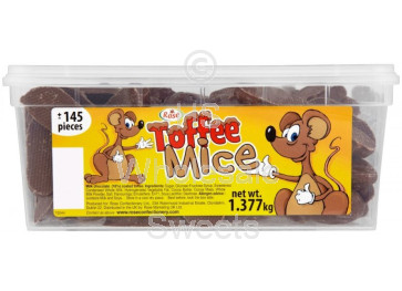 Rose Toffee Mice Tub x 145 Pieces