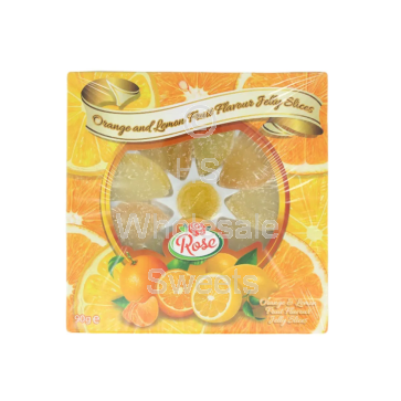 Rose Orange and Lemon Slices 24x90g