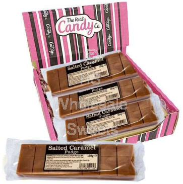 Candy Co Salted Caramel Fudge Bar Nougat Bars 16 COUNT