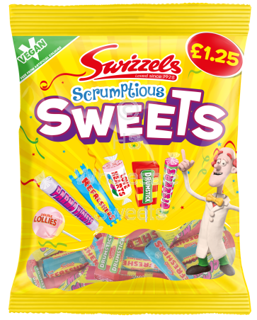 Swizzels Scrumptious Sweets £1.25 PMP 12x134g