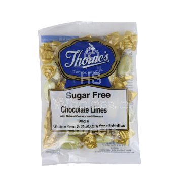Thornes Sugar Free Choc Limes 12x90g