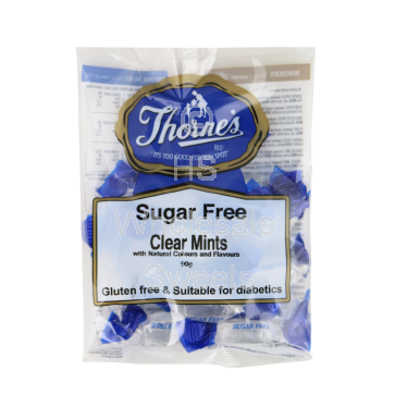 Thornes Sugar Free Clear Mints 12x90g