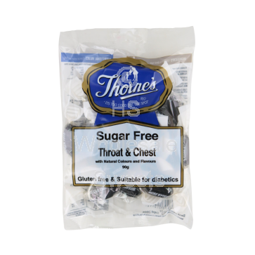 Thornes Sugar Free Throat and Chest 12x90g