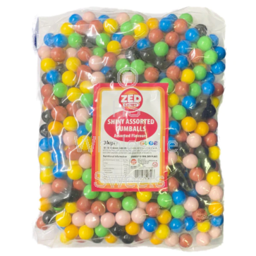 Zed Candy Shiny Assorted Gumballs 3kg