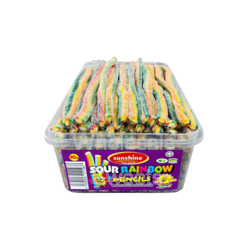 Sunshine Sour Rainbow Pencils 100 Count