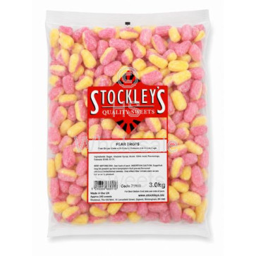 Stockley's Unwrapped Pear Drops 3KG
