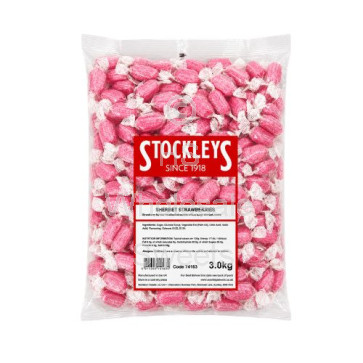 Stockleys Strawberry Sherbets 3kg