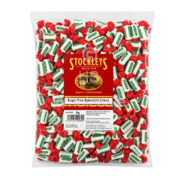 Stockleys SUGAR FREE Spearmint Chews 2kg