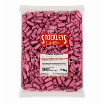 Stockleys SUGAR FREE Rum & Butter Toffee 2kg
