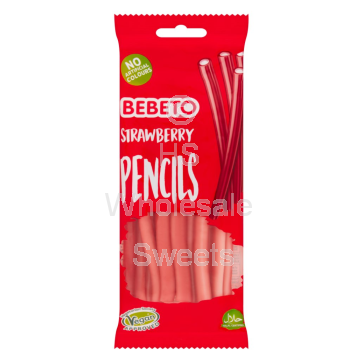 Bebeto Strawberry Pencils 12x160g