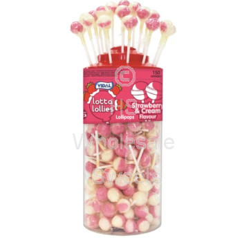 Vidal Strawberry & Cream Lollies