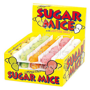 Boynes Assorted Colour Sugared Mice 60 Count