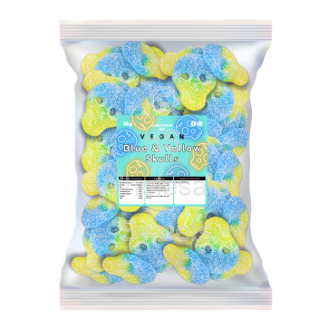 Candycrave Vegan Blue and Yellow Skulls 2kg