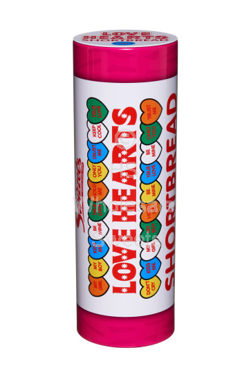 Swizzels Love Hearts Short Bread Biscuits Gift Tin 150G