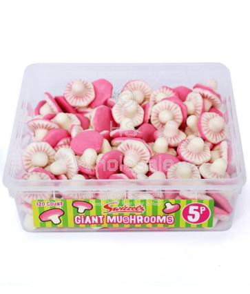 Swizzels Foam Mushrooms Tub 120x5p