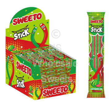 Sweeto Soursticks Watermelon 24pcs x30g
