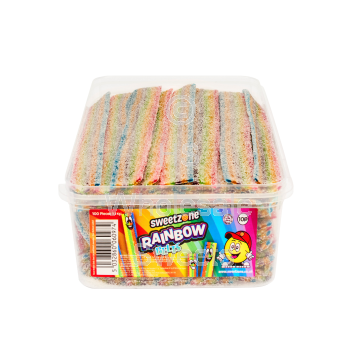 Sweetzone Fizzy Rainbow Belts 100 Count