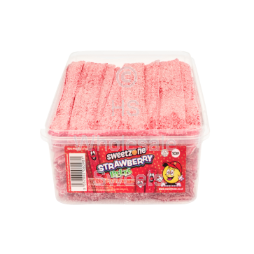 Sweetzone Fizzy Strawberry Belts 100 Count