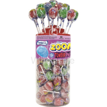 Zoom Tongue Painter Lollies 50x20p