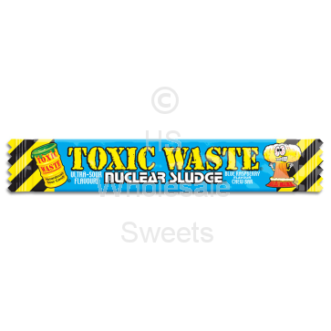 Toxic Waste Blue Raspberry Chew Bar 50x20g