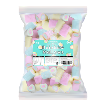 Candycrave Rainbow Mallows 1kg