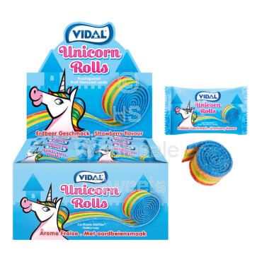 Vidal Unicorn Rolls 24 Count