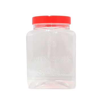 SMALL SQUARE JAR & LID 2.5L