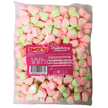 Sweeto Strawberry Marshmallows 1kg