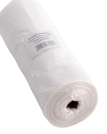 Clear Polythene Food Bags on Roll (250 Count)