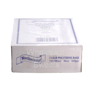 Clear Polythene Bags 6x8 Inch 1000 Count