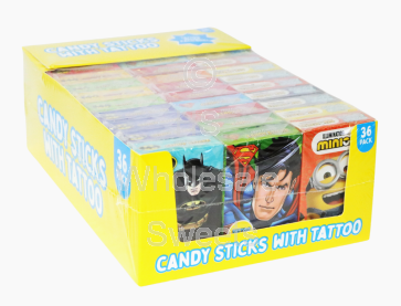 Bip License Mix Candy Sticks x 36