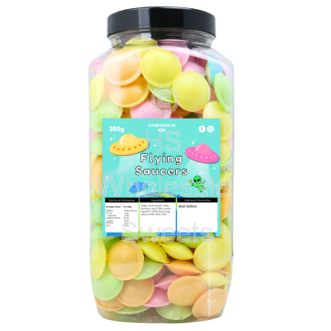 Candycrave Flying Saucers 350g Jar