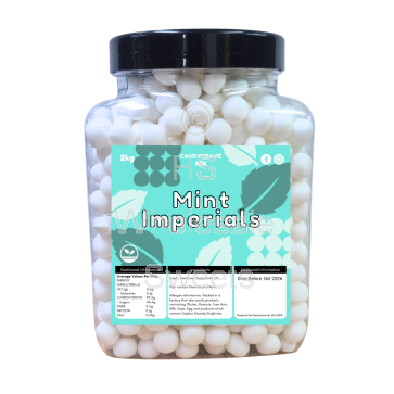 Candycrave Mint Imperials 2kg Jar