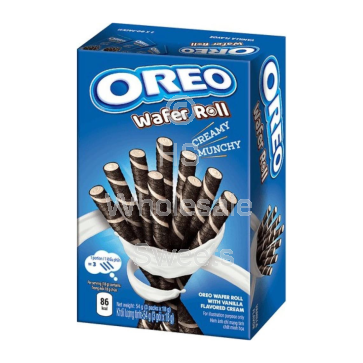 Oreo Vanilla Cream Filled Wafer Rolls 20x54g