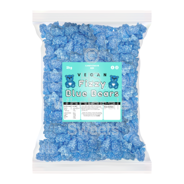 Candycrave Vegan Fizzy Blue Bears 2kg