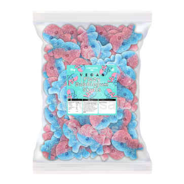 Candycrave Vegan Fizzy Bubblegum Skulls 2kg