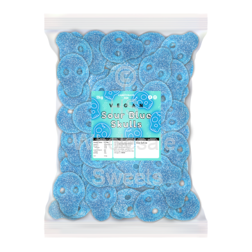 Candycrave Vegan Fizzy Blue Skulls 2kg